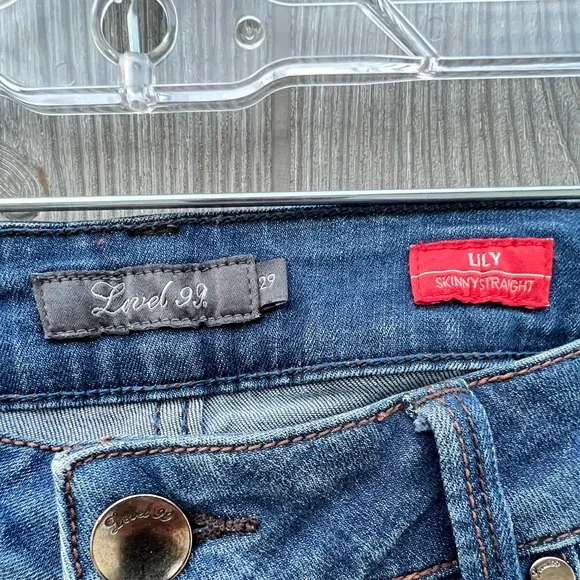 Level 99 Lily Skinny Straight Size 29 - Picture 3 of 7
